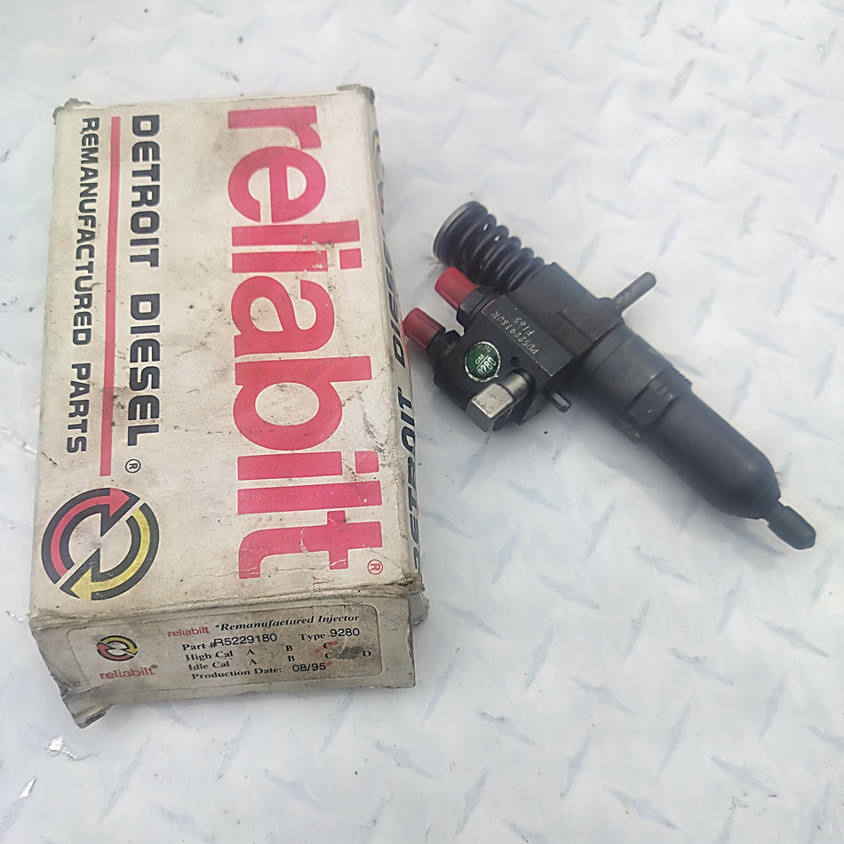 Detroit Diesel Series 92 Injector 9280 (Part Number R5229180) - Used