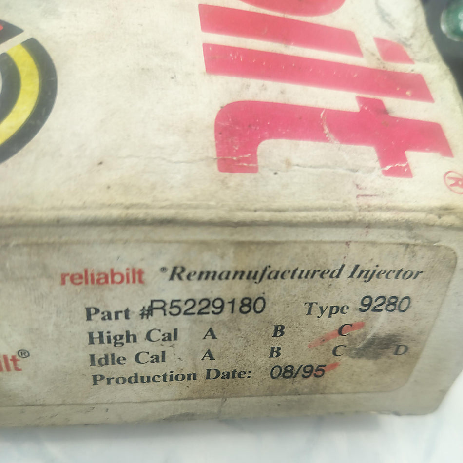 Detroit Diesel Series 92 Injector 9280 (Part Number R5229180) - Used